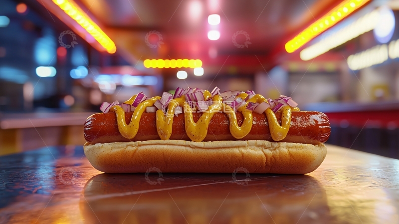 高清大图下载【趣麦麦图】美味热狗