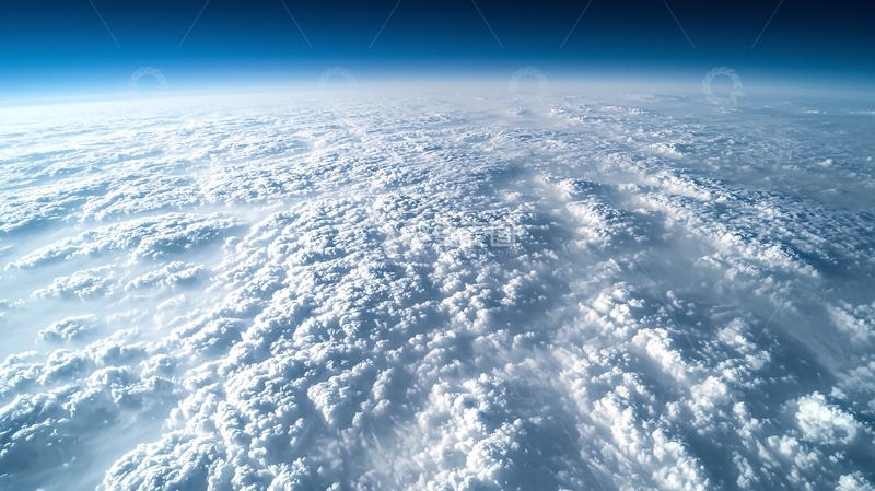 高清大图下载【趣麦麦图】从高空俯瞰云海景观