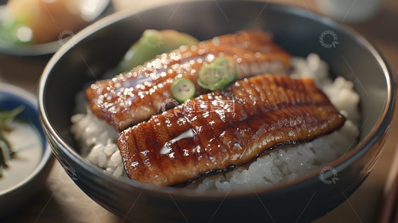 高清大图下载【趣麦麦图】香喷喷的鳗鱼饭