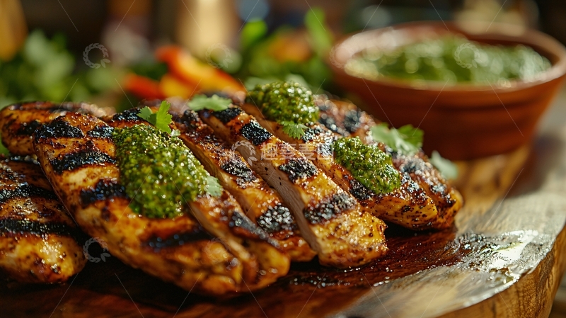 高清大图下载【趣麦麦图】烤鸡胸肉3