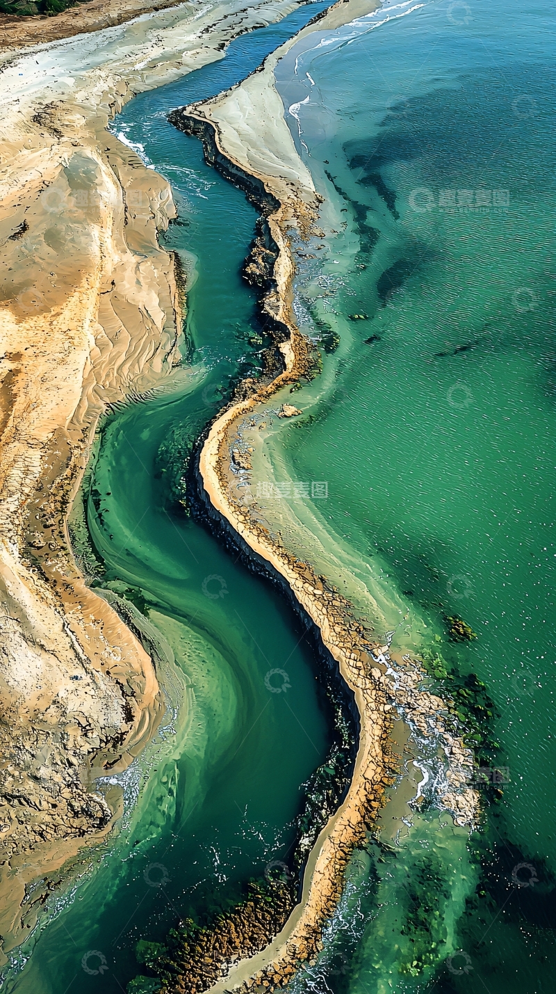 高清大图下载【趣麦麦图】蜿蜒海岸线