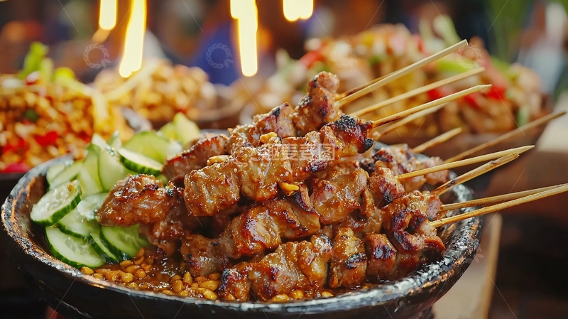 高清大图下载【趣麦麦图】烤肉串