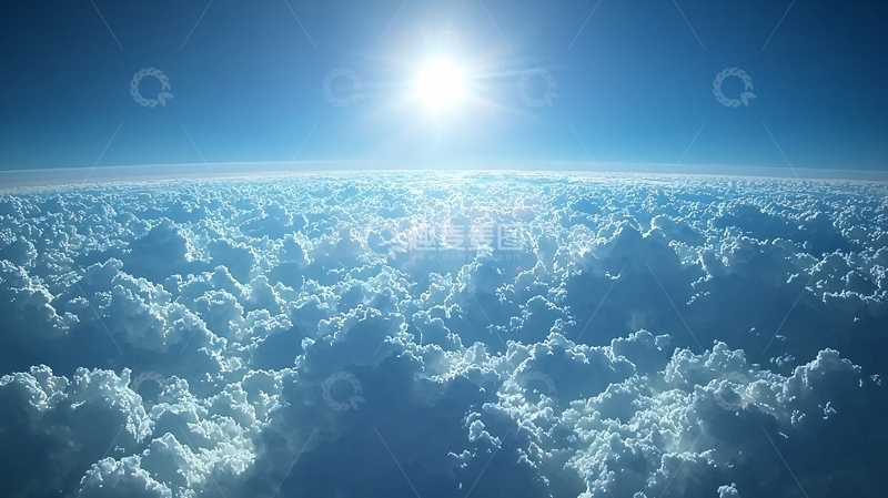 高清大图下载【趣麦麦图】蓝天白云阳光灿烂