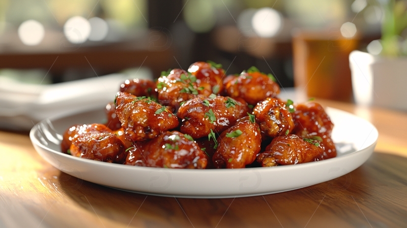 高清大图下载【趣麦麦图】美味酱香鸡翅