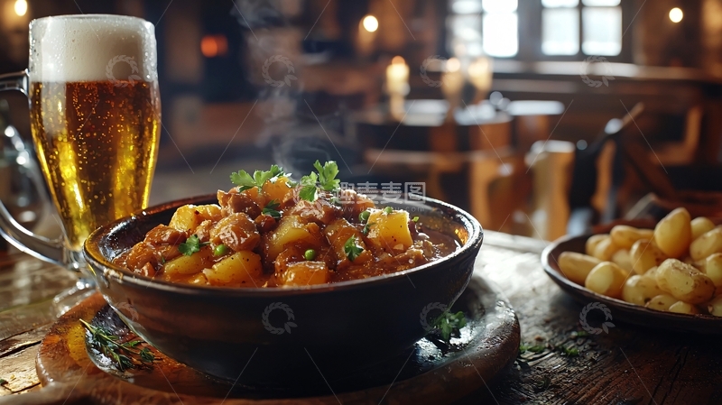 高清大图下载【趣麦麦图】啤酒炖肉