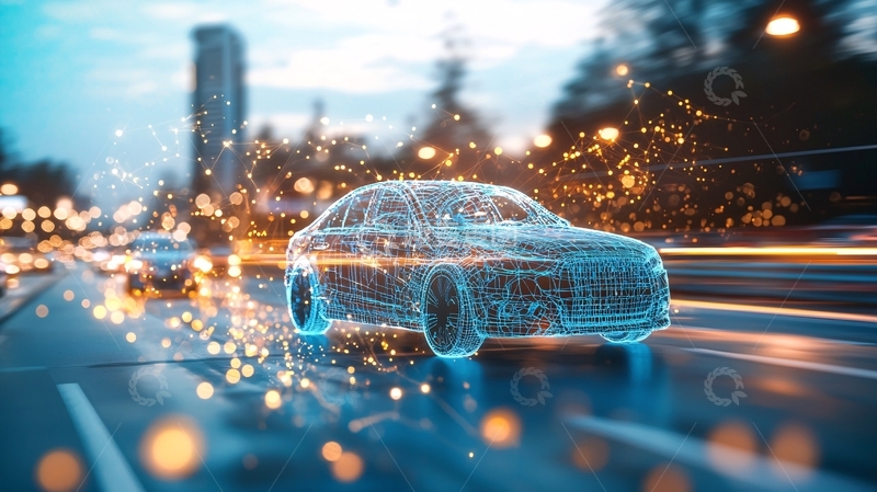 高清大图下载【趣麦麦图】未来科技感汽车