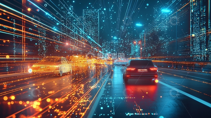 高清大图下载【趣麦麦图】未来城市夜景35