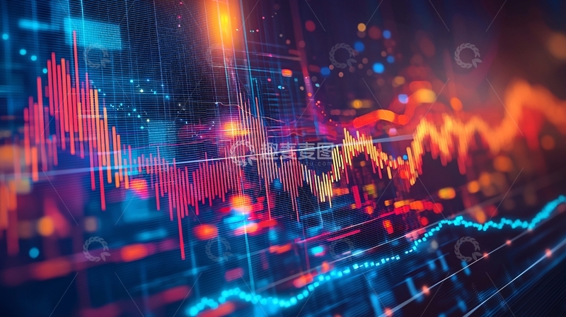 高清大图下载【趣麦麦图】抽象数据图表