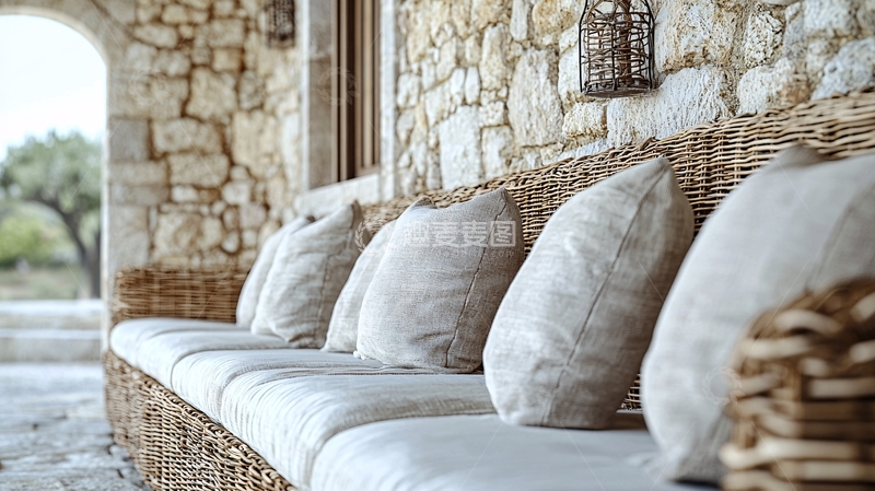 高清大图下载【趣麦麦图】舒适的户外休息区