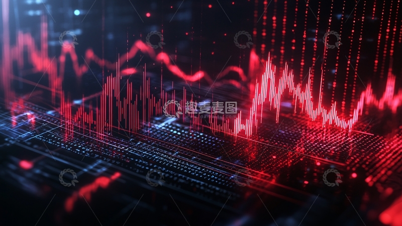 高清大图下载【趣麦麦图】科技感数据图表