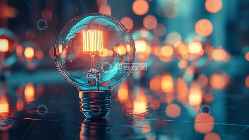 高清大图下载【趣麦麦图】光亮的灯泡