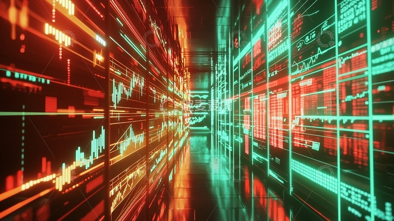 高清大图下载【趣麦麦图】科技感数据流