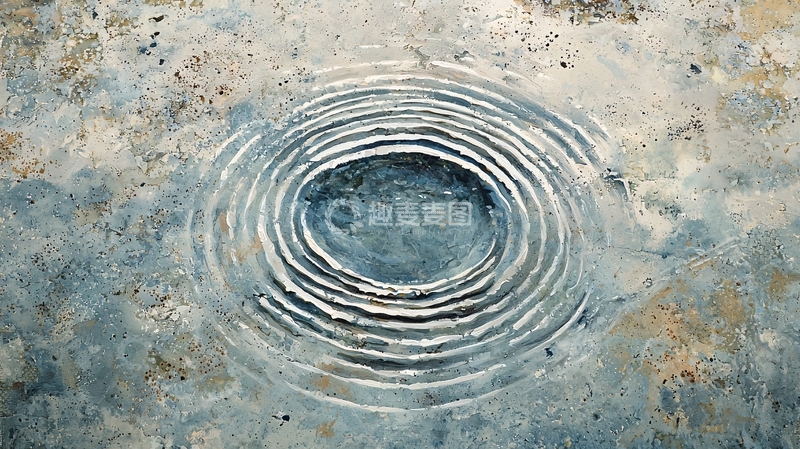 高清大图下载【趣麦麦图】水面涟漪的扩散