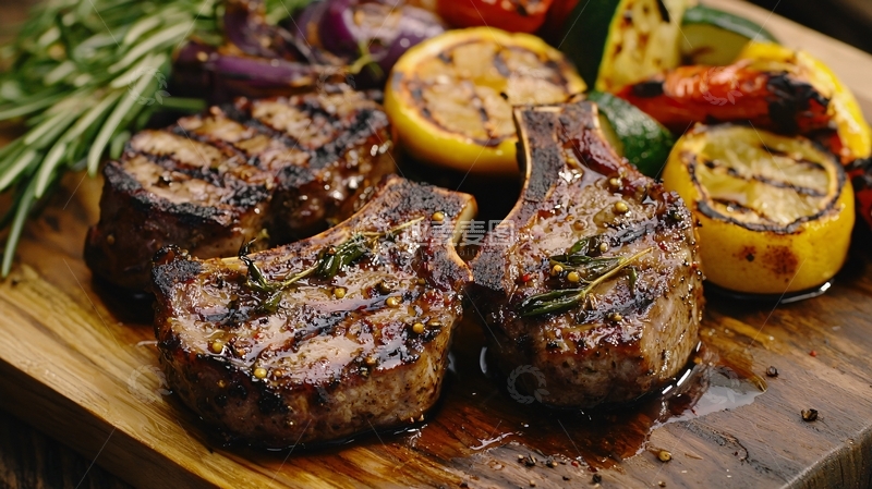 高清大图下载【趣麦麦图】烤羊排10