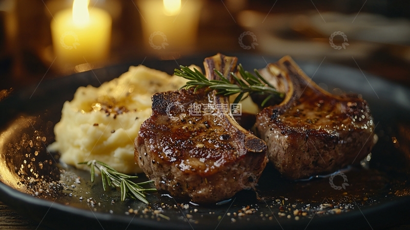 高清大图下载【趣麦麦图】烤羊排8