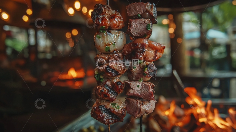 高清大图下载【趣麦麦图】烤肉串