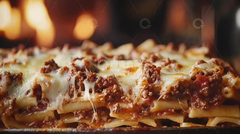 高清大图下载【趣麦麦图】烤箱意面