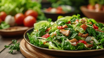 美味鸡肉蔬菜沙拉