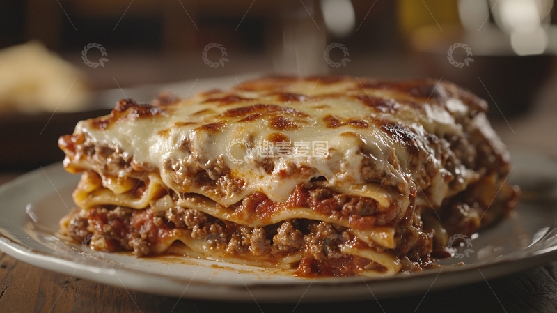 高清大图下载【趣麦麦图】美味诱人的肉酱千层面