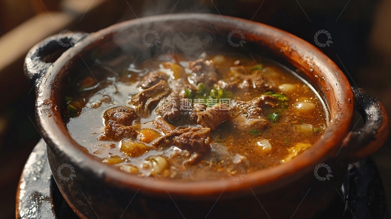 高清大图下载【趣麦麦图】热气腾腾的炖肉