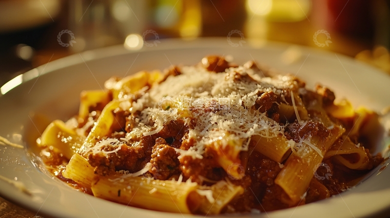 高清大图下载【趣麦麦图】帕尔马干酪意面
