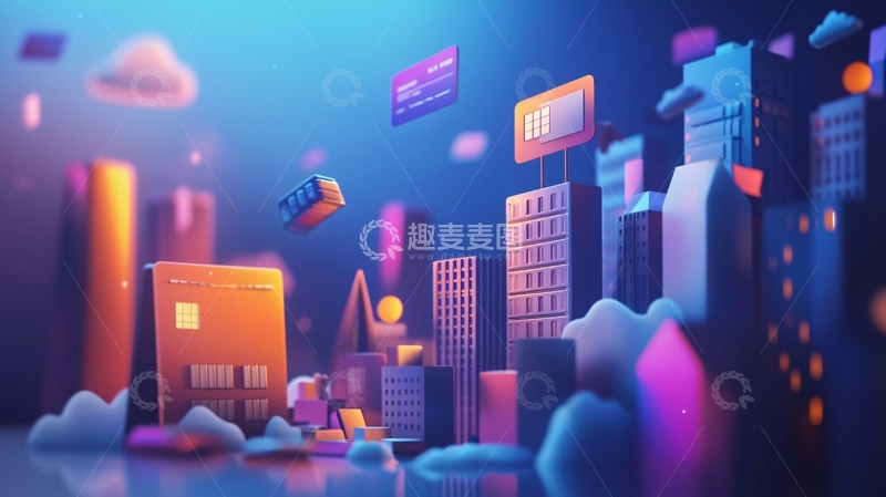 高清大图下载【趣麦麦图】未来科技感城市