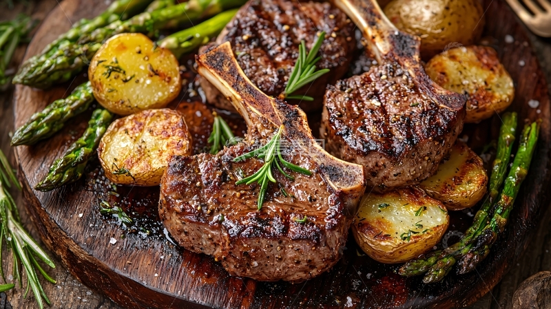 高清大图下载【趣麦麦图】烤羊排11