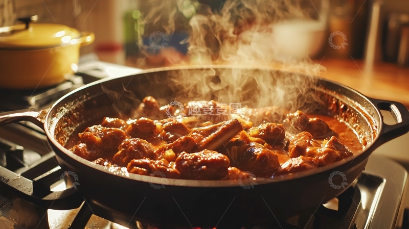 高清大图下载【趣麦麦图】香气四溢的炖肉