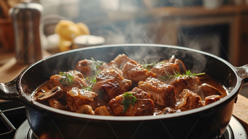 高清大图下载【趣麦麦图】香气四溢的炖肉