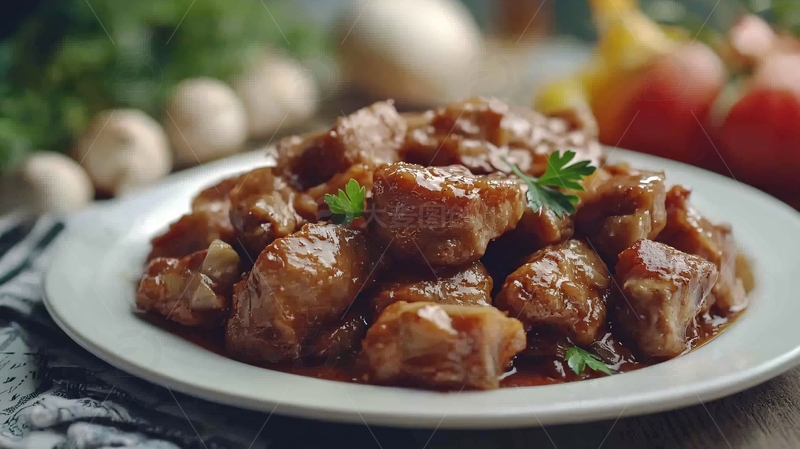 高清大图下载【趣麦麦图】红烧肉1