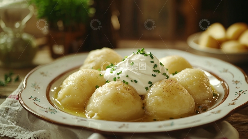 高清大图下载【趣麦麦图】土豆泥丸子