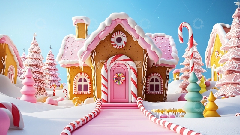 高清大图下载【趣麦麦图】姜饼屋
