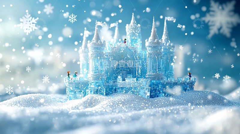 高清大图下载【趣麦麦图】冰雪城堡
