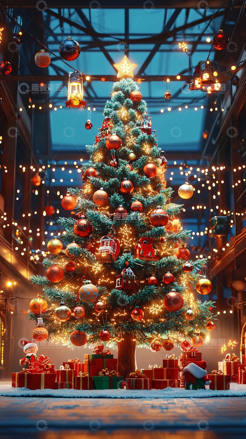 高清大图下载【趣麦麦图】圣诞树