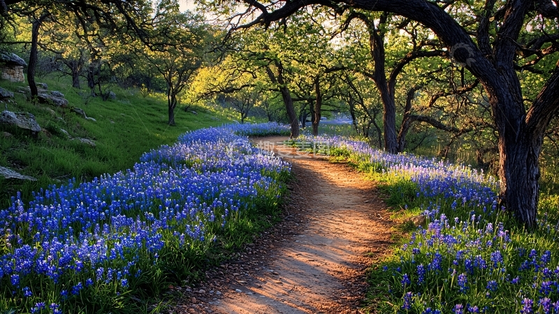 高清大图下载【趣麦麦图】花径通幽处