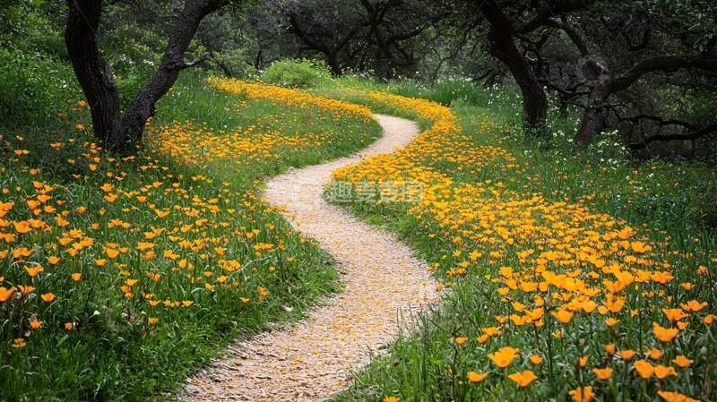 高清大图下载【趣麦麦图】蜿蜒小路