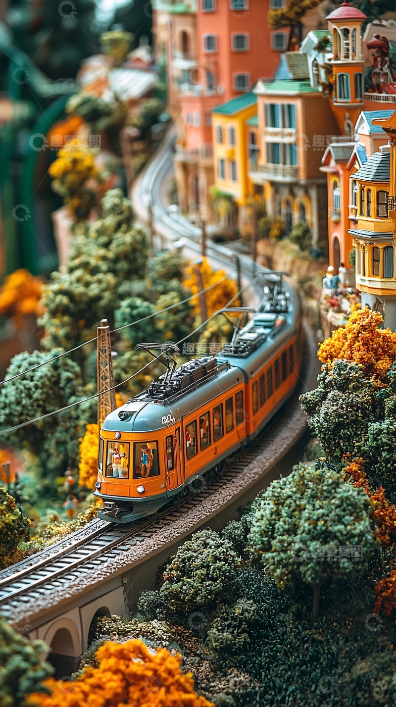 高清大图下载【趣麦麦图】微缩城市景观