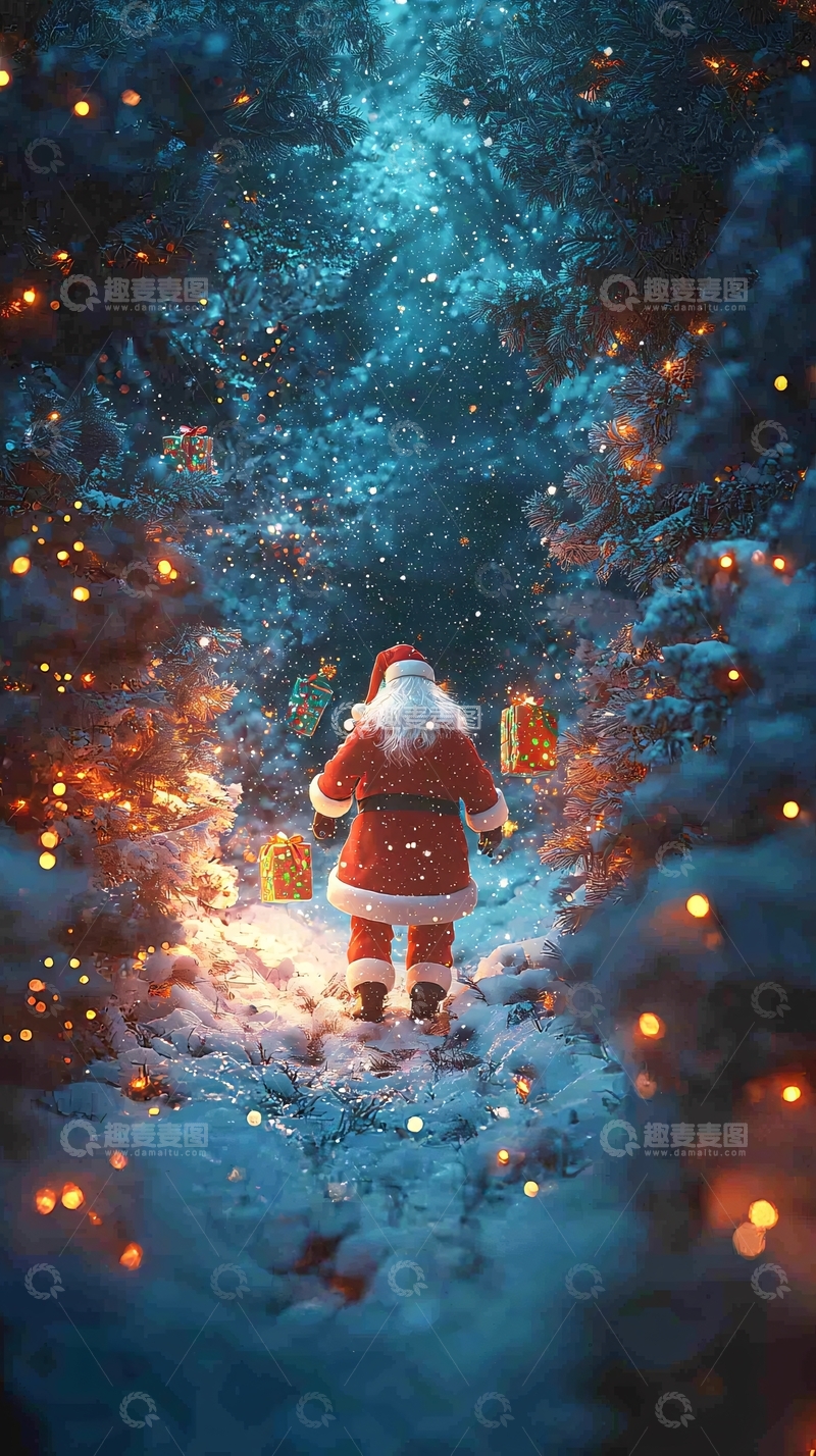 高清大图下载【趣麦麦图】圣诞老人