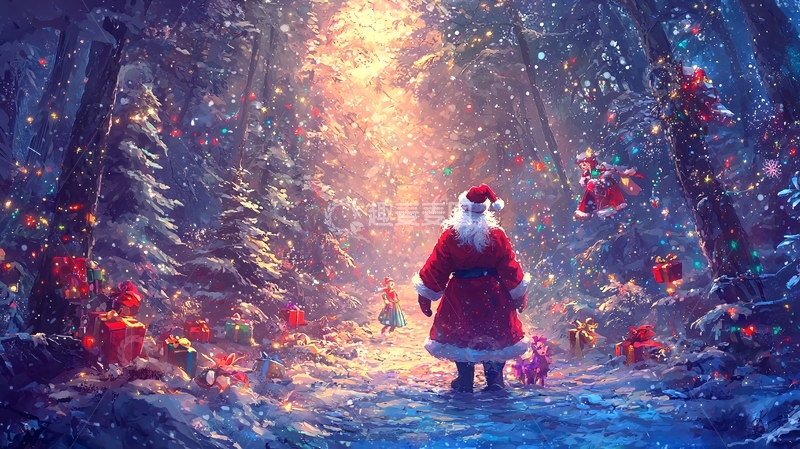 高清大图下载【趣麦麦图】圣诞老人