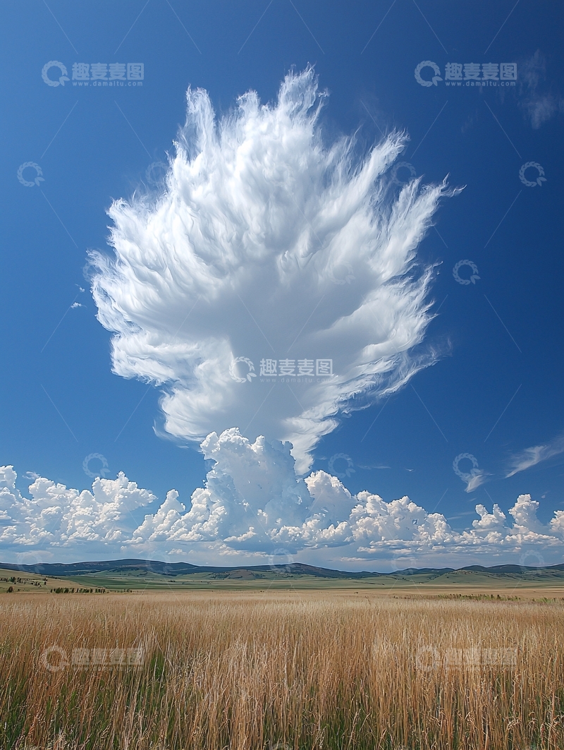 高清大图下载【趣麦麦图】天空奇异云朵