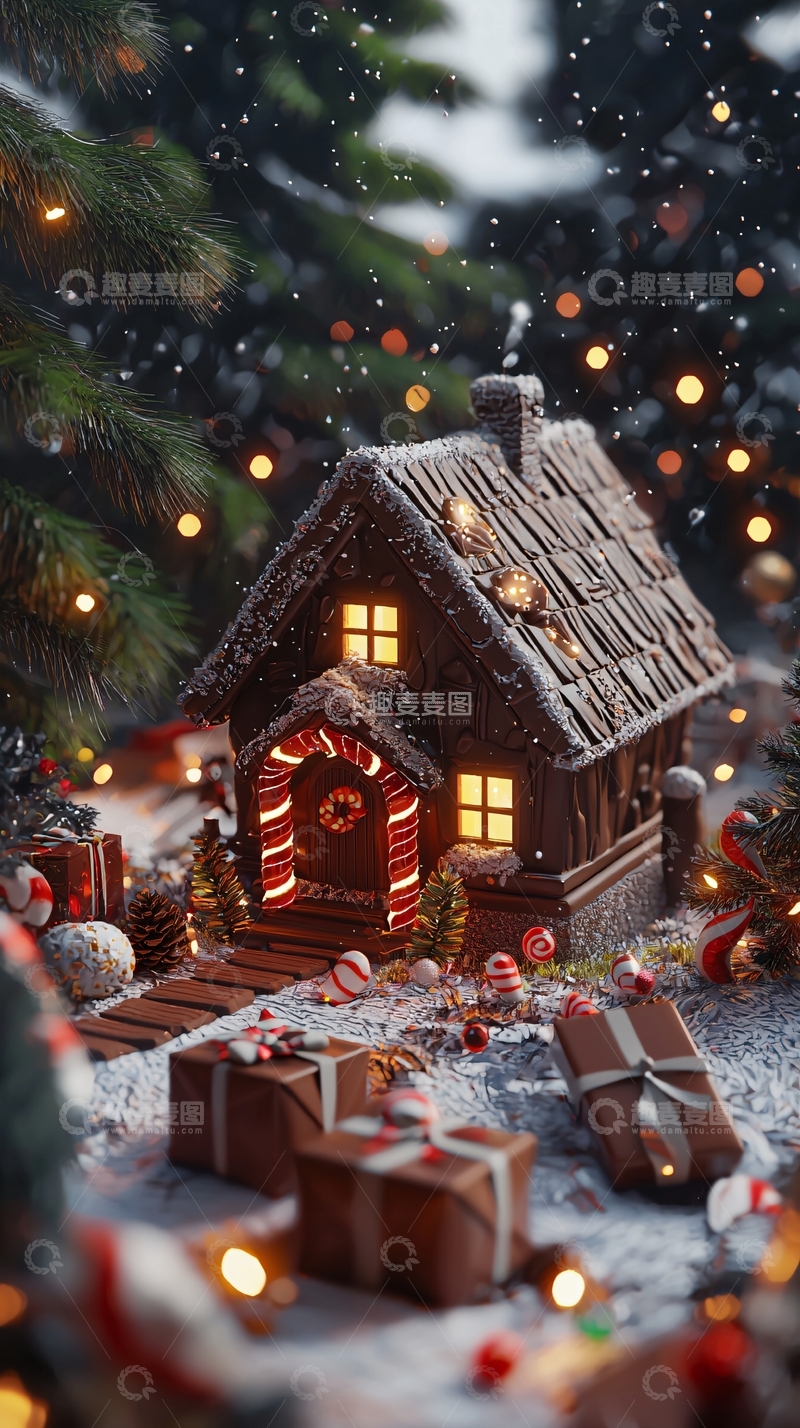 高清大图下载【趣麦麦图】圣诞姜饼屋5