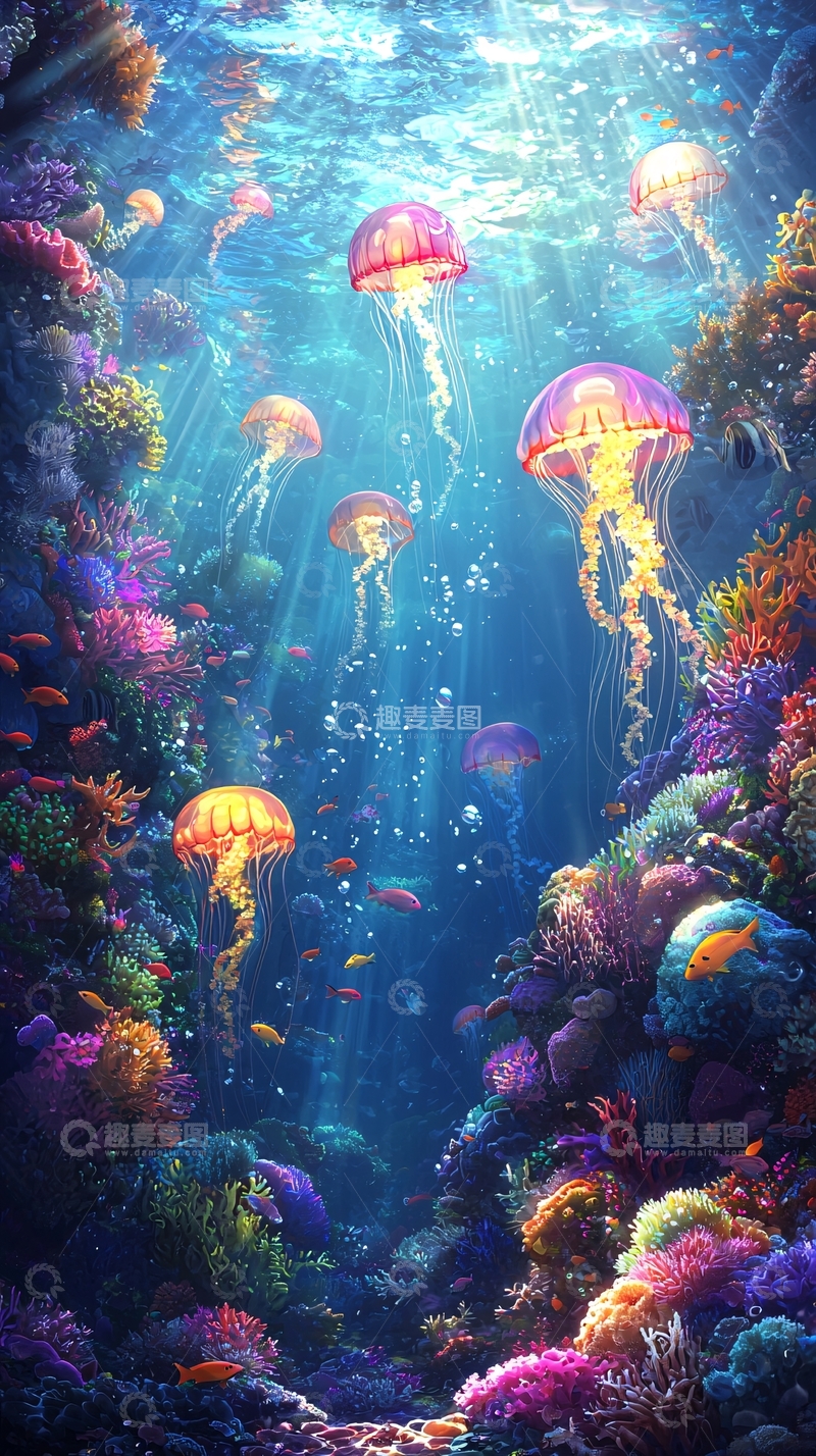 高清大图下载【趣麦麦图】海底世界