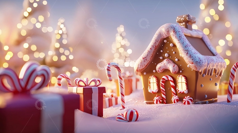 高清大图下载【趣麦麦图】圣诞姜饼屋6