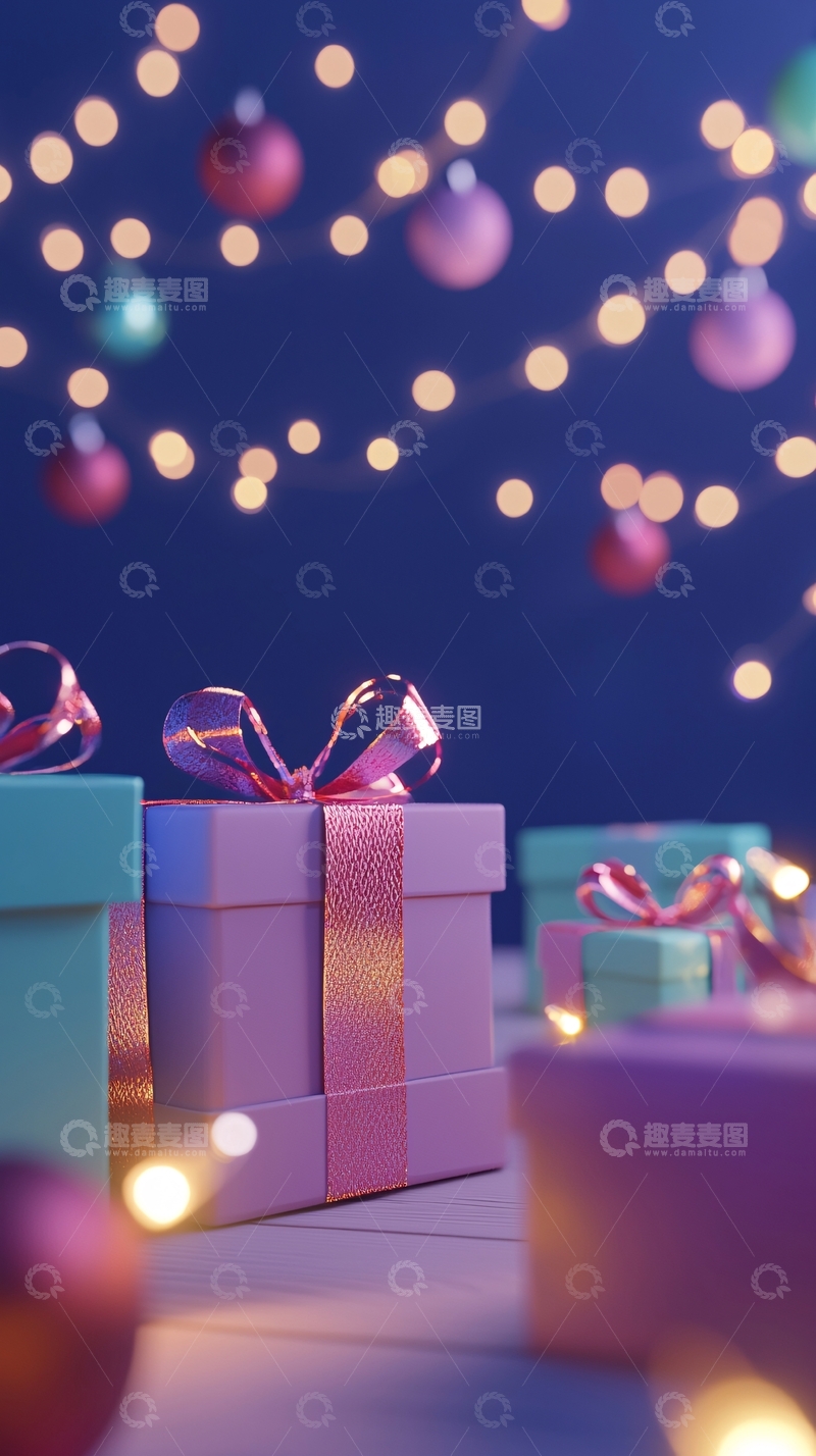 高清大图下载【趣麦麦图】圣诞礼物