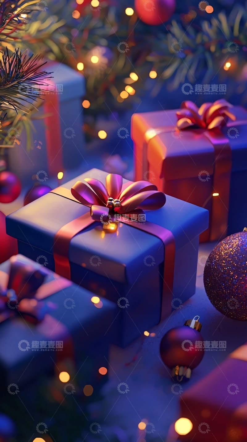 高清大图下载【趣麦麦图】圣诞礼物