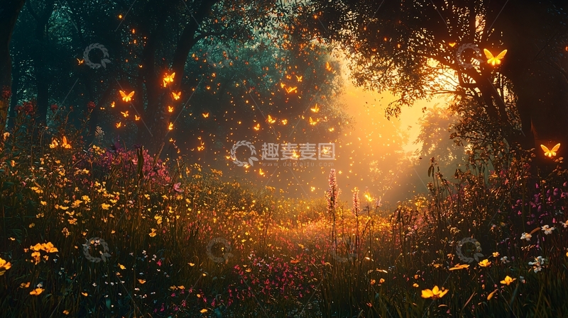 高清大图下载【趣麦麦图】梦幻森林