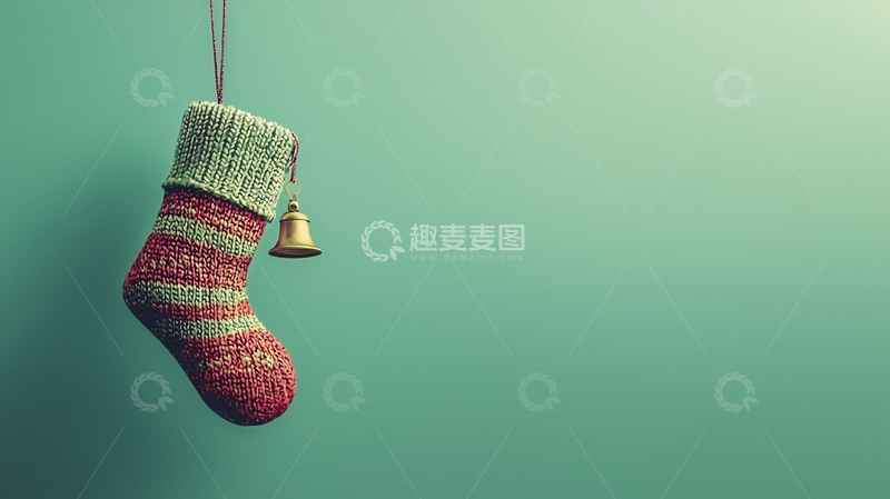 高清大图下载【趣麦麦图】圣诞袜