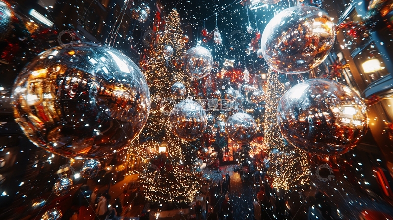 高清大图下载【趣麦麦图】璀璨夺目的圣诞装饰