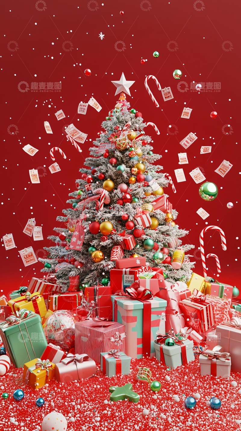 高清大图下载【趣麦麦图】圣诞树