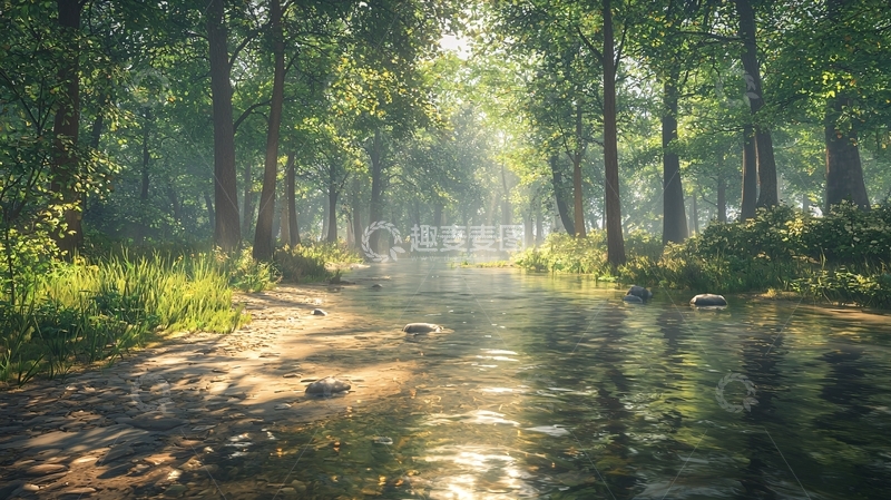 高清大图下载【趣麦麦图】绿树成荫